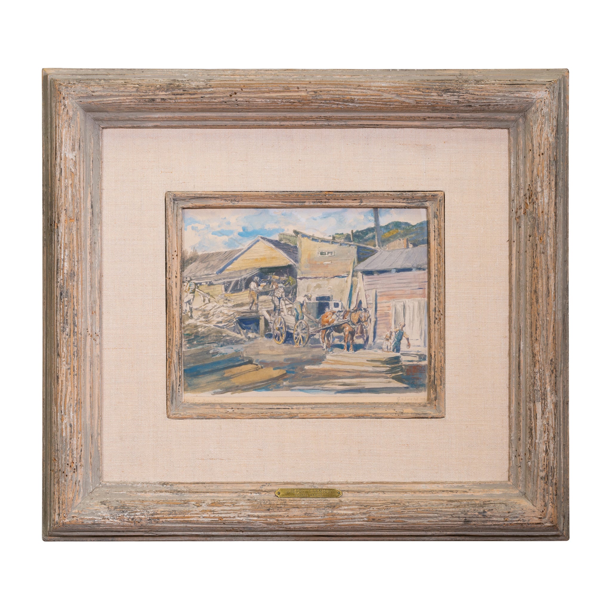 Quebec Sawmill by George Hand Wright