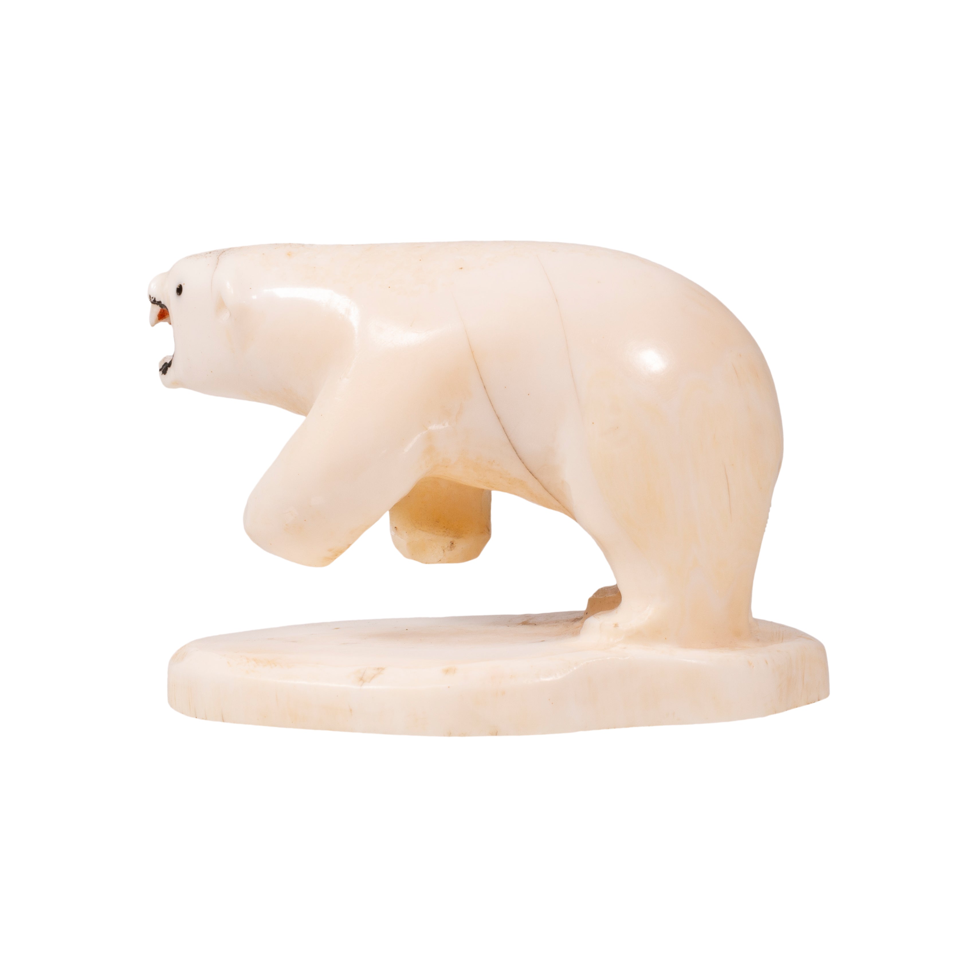 Inuit Carved Miniature Polar Bear
