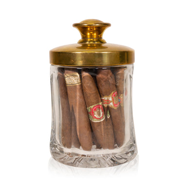 Crystal Cigar Humidor, Western, Tobacciana, Humidor