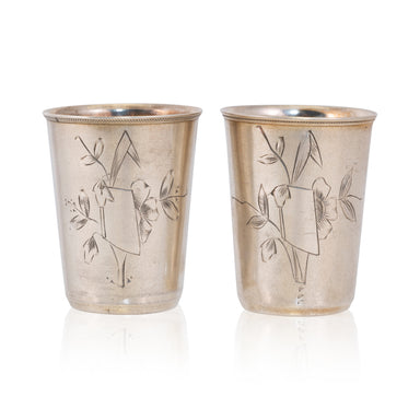 Sterling Shot Glasses, Furnishings, Barware, Liquor Related