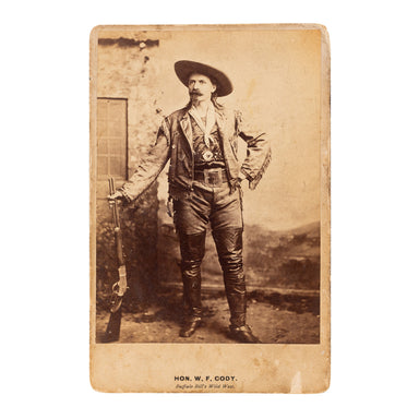 Buffalo Bill Cabinet Card, Fine Art, Photography, Other
