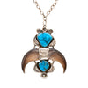 Navajo Bear Claw Pendant, Jewelry, Necklace, Native