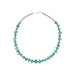 Turquoise and Silver Beaded Necklace, Jewelry, Necklace, Native