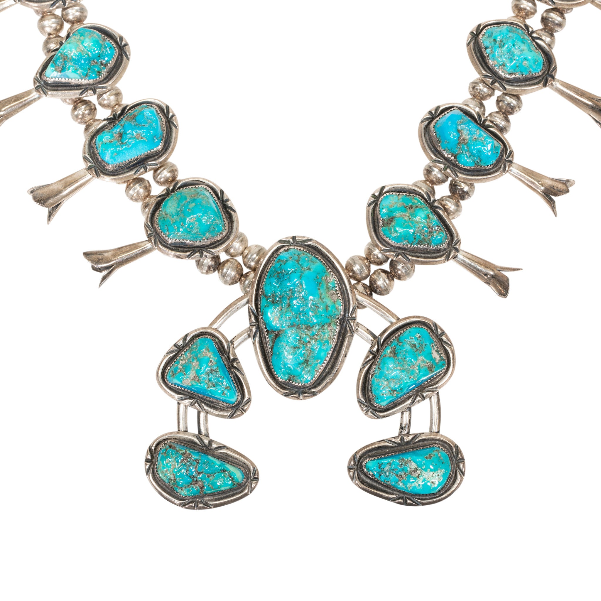 Navajo Kingman Squash Blossom