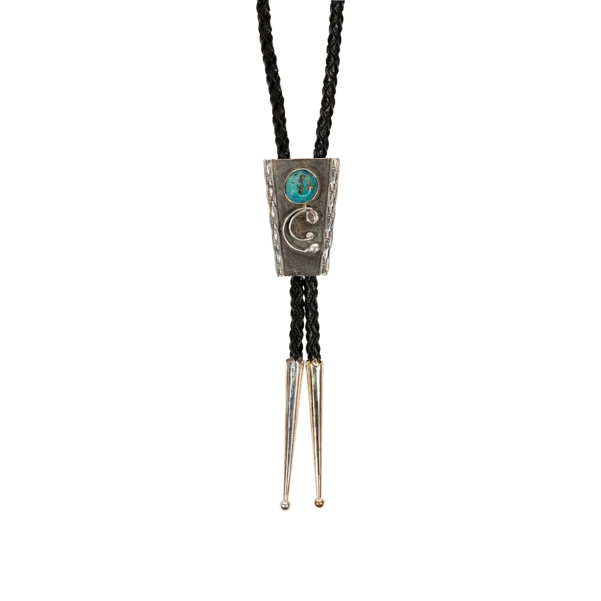 Blue Diamond Turquoise Bolo, Jewelry, Bolo Necktie, Native