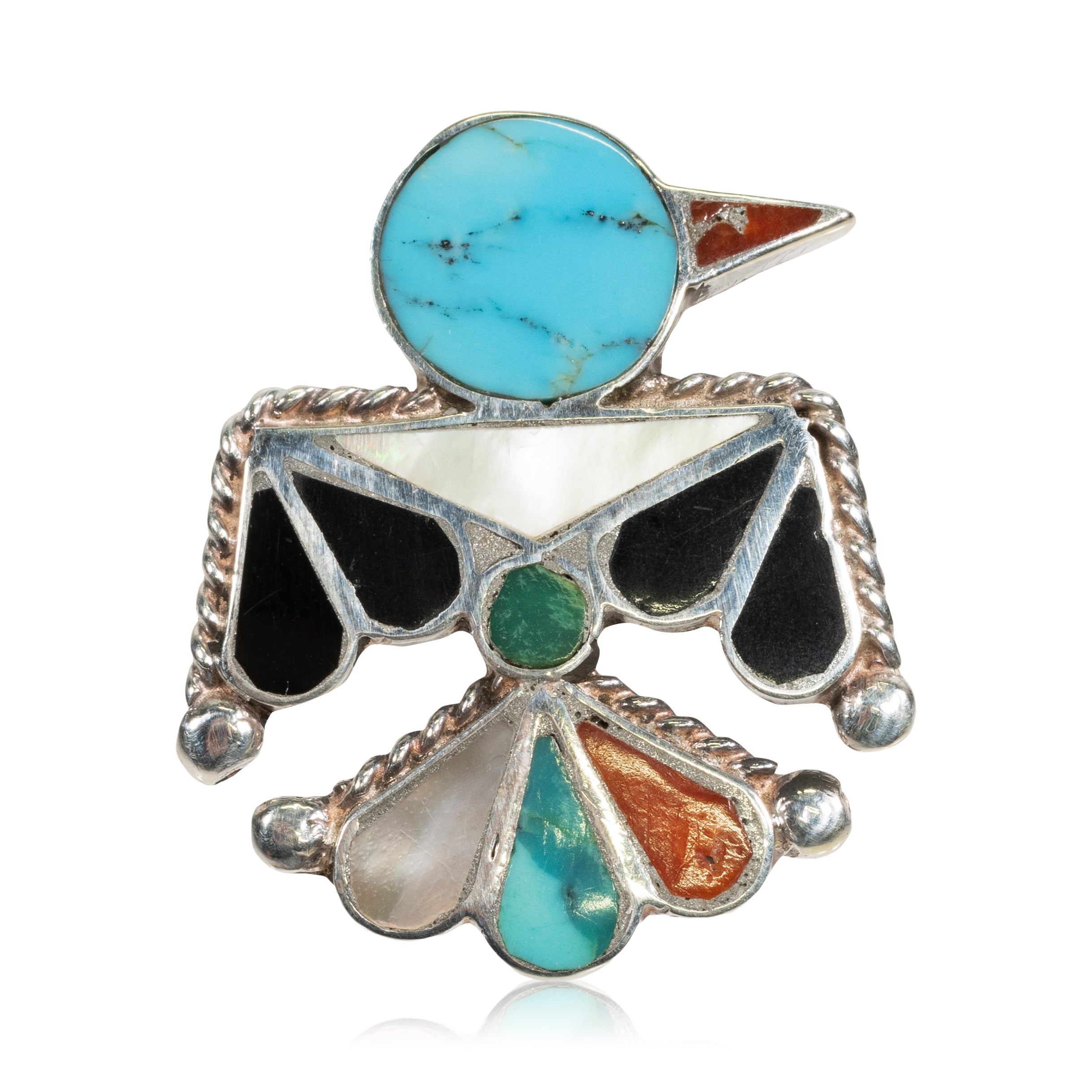 Zuni Thunderbird Ring, Jewelry, Ring, Native