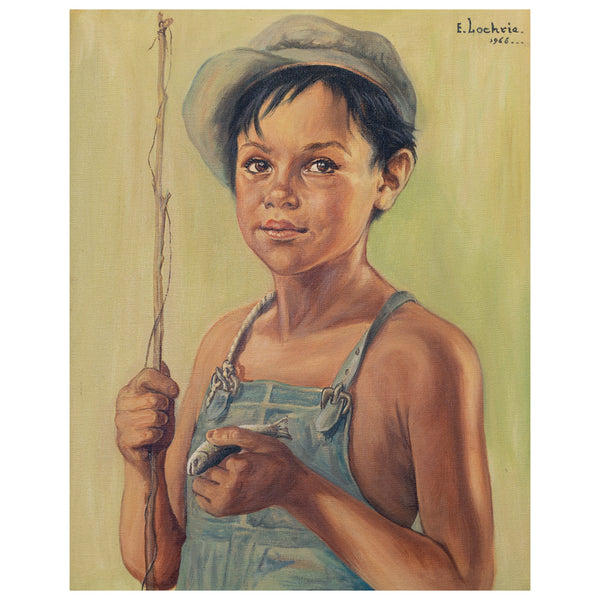 Nothing to Brag About by Elizabeth Lochrie, Fine Art, Painting, Native American