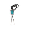 Turquoise and Sterling Bolo Tie