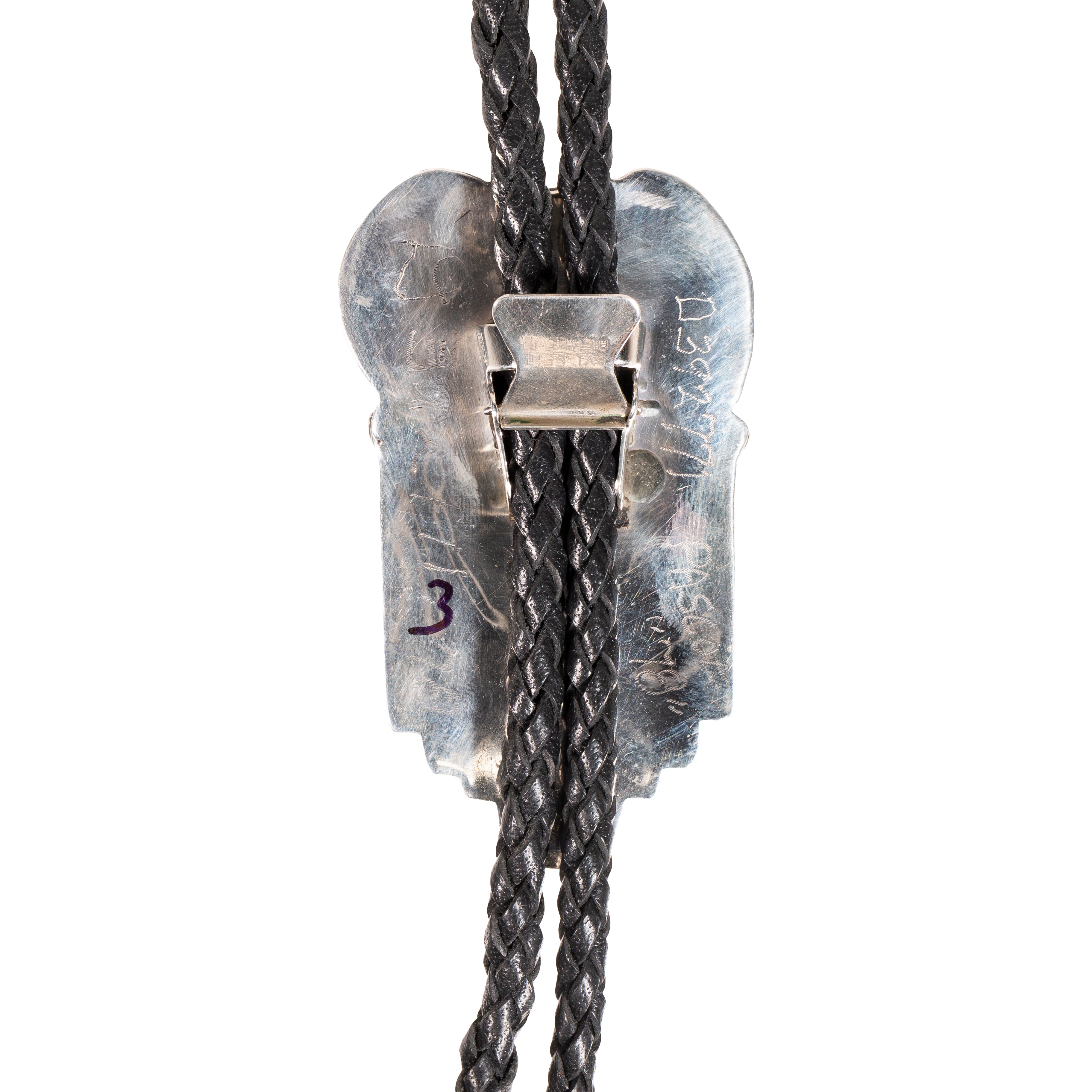 Turquoise and Sterling Bolo Tie