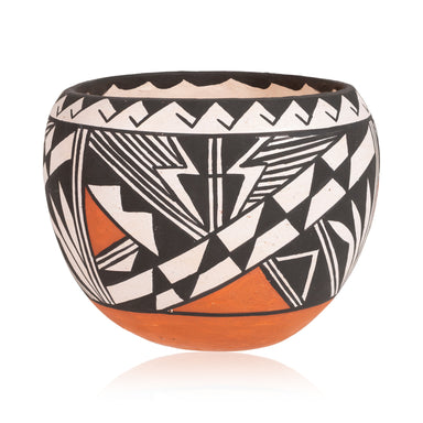 Miniature Acoma Bowl, Native, Pottery, Historic