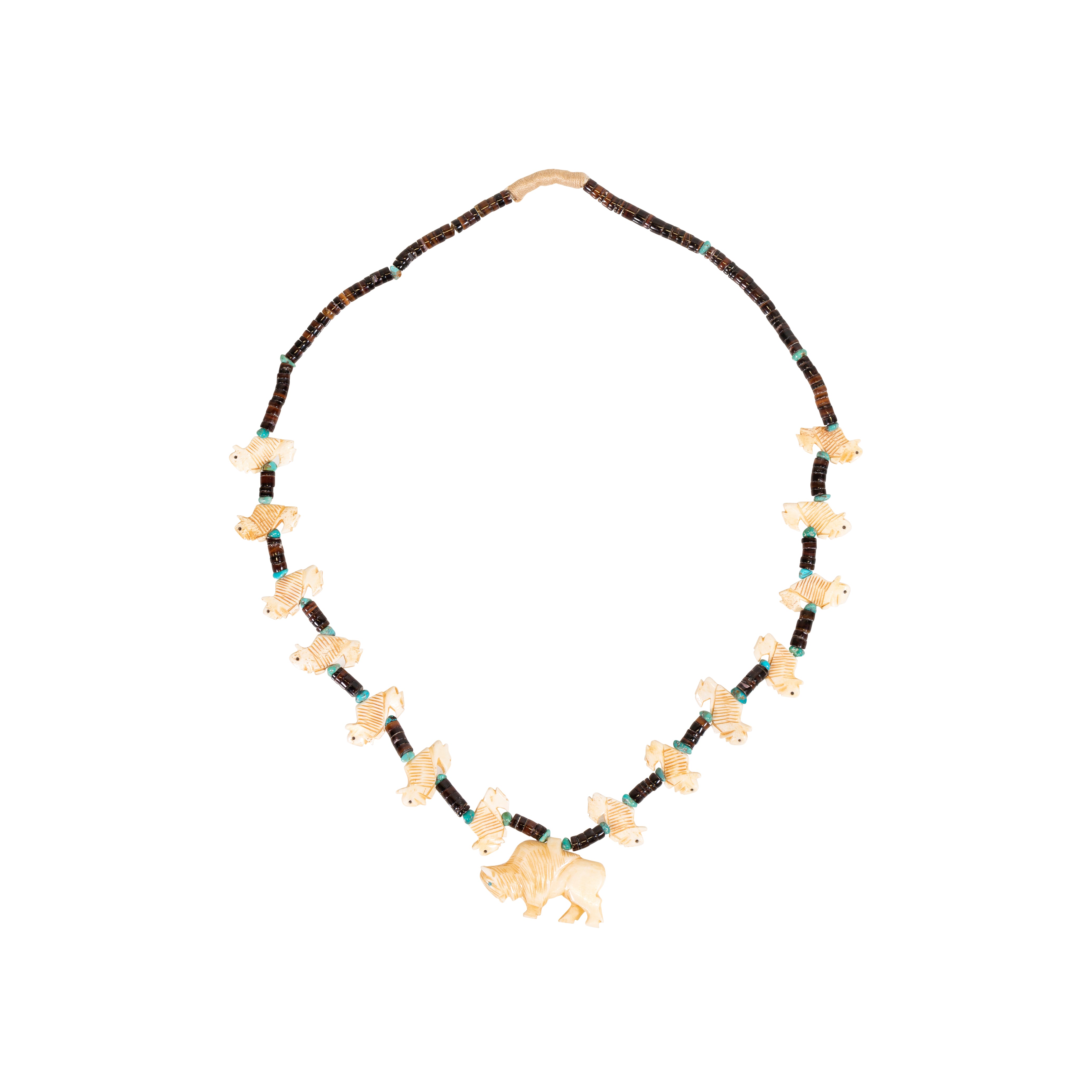 Buffalo Fetish Necklace, Jewelry, Necklace, Southwest