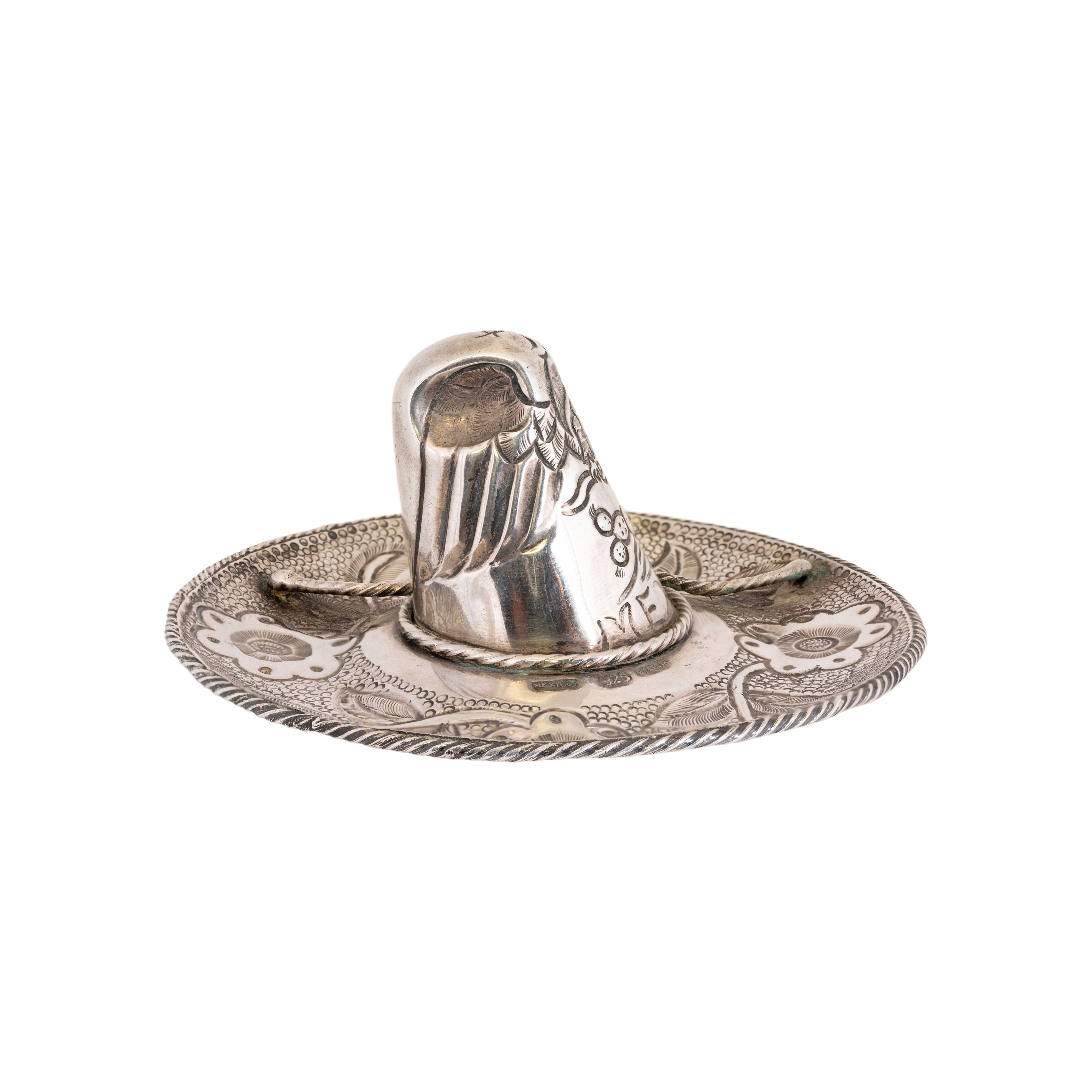 Sterling Sombrero Ashtray