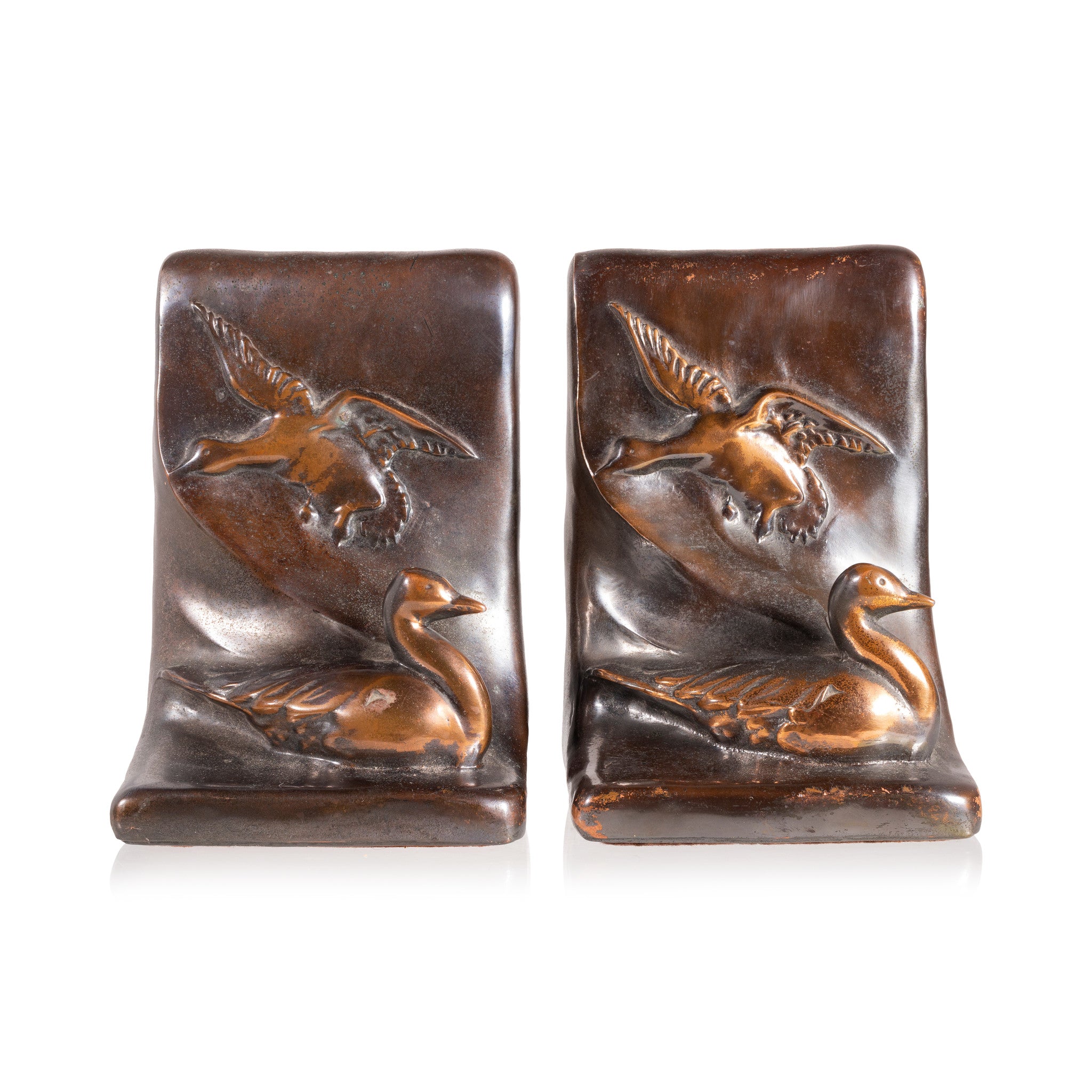 Art Deco Duck Bookends, Furnishings, Decor, Bookend