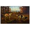 Setter and a Pointer in a Field by Thomas Dalton Beaumont, Fine Art, Painting, Sporting