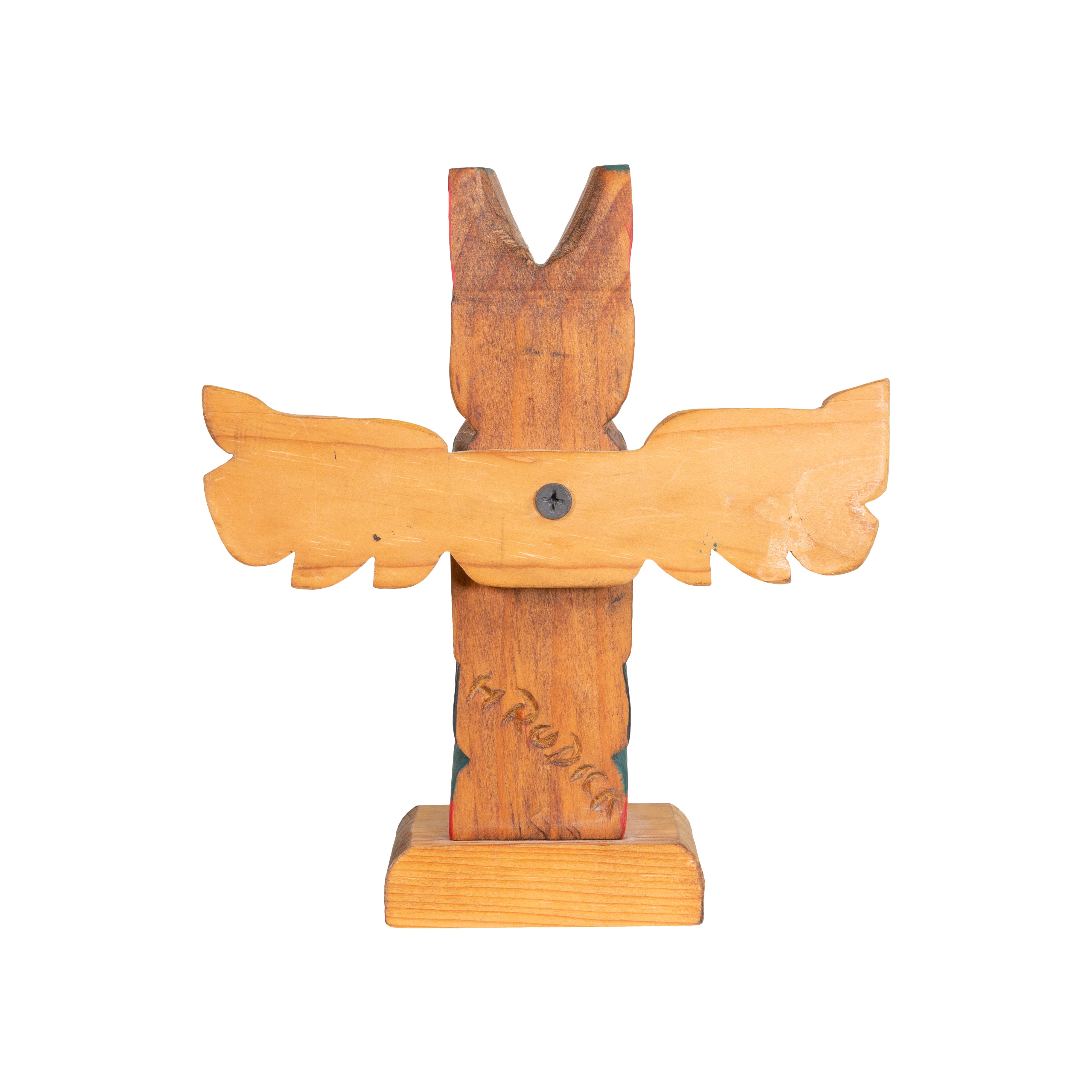 Thunderbird and Frog Totem by Henry Rudick
