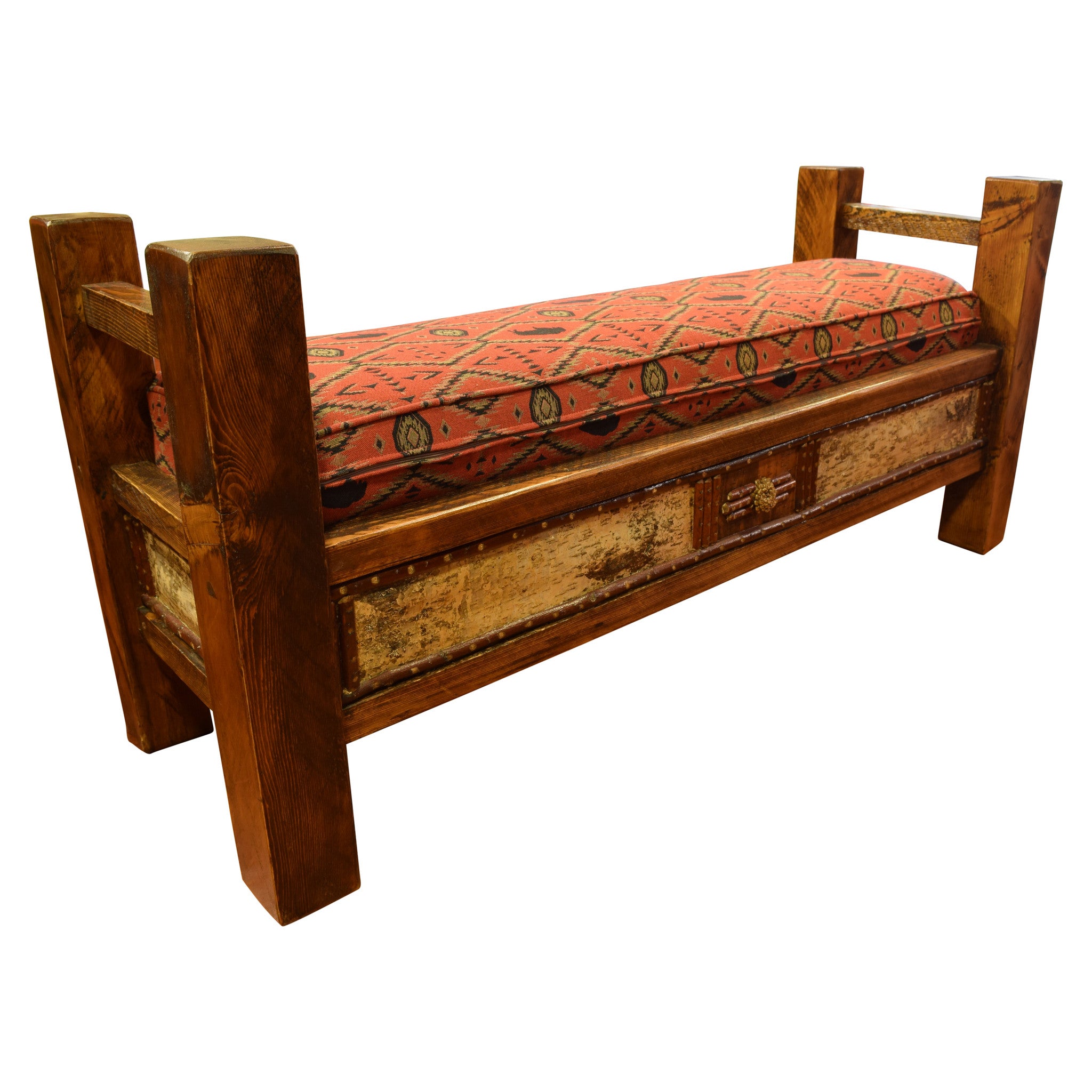 Cisco's Adirondack Barn Beam Bench, Furnishings, Furniture, Bench