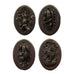 Black Forest Hanging Game and Fish Plaques, Furnishings, Black Forest, Plaque