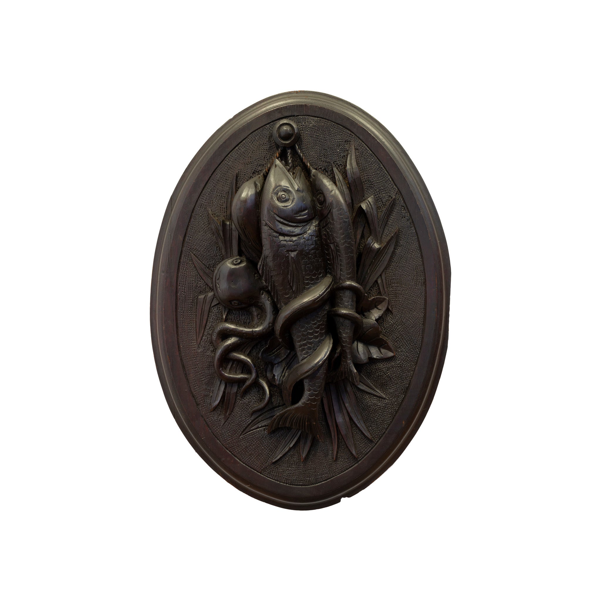Black Forest Hanging Game and Fish Plaques