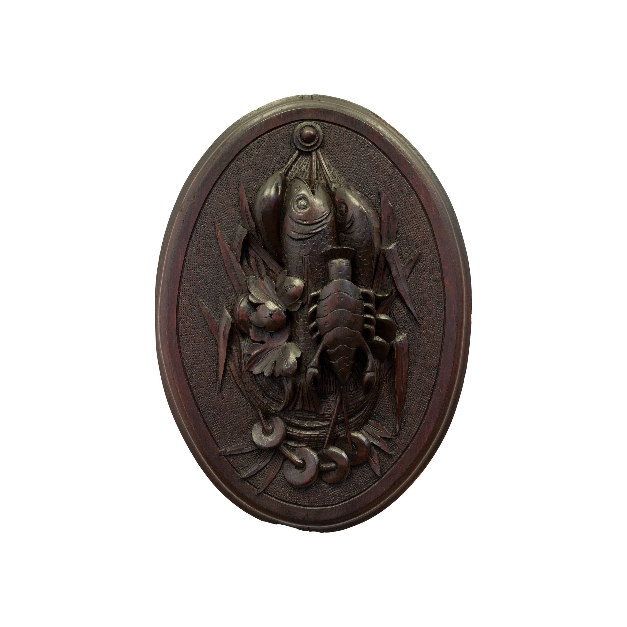 Black Forest Hanging Game and Fish Plaques