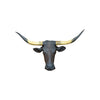 Vintage Wood Carved Steer Head, Furnishings, Decor, Folk Item