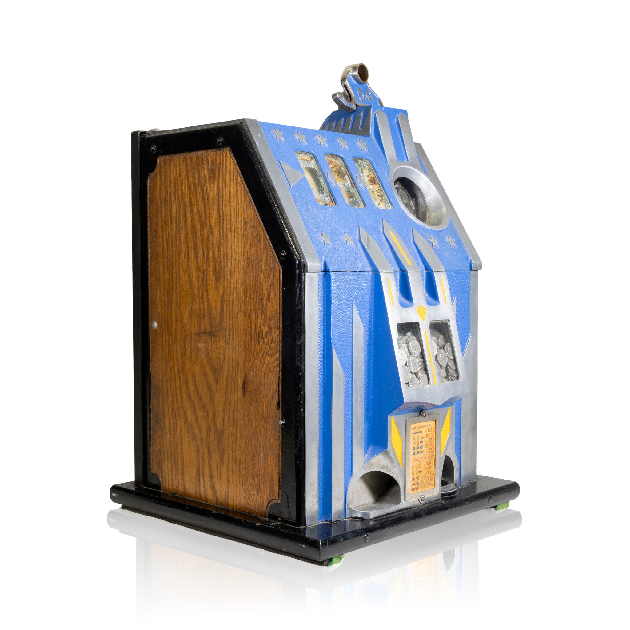 Comet 5 Cent Slot Machine, Western, Gaming, Slot Machine