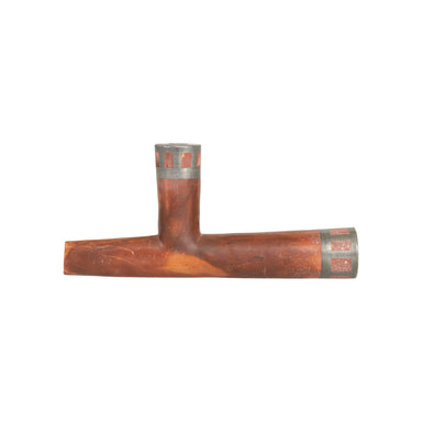 Sioux Catlinite T Pipe, Native, Pipe, Catlinite