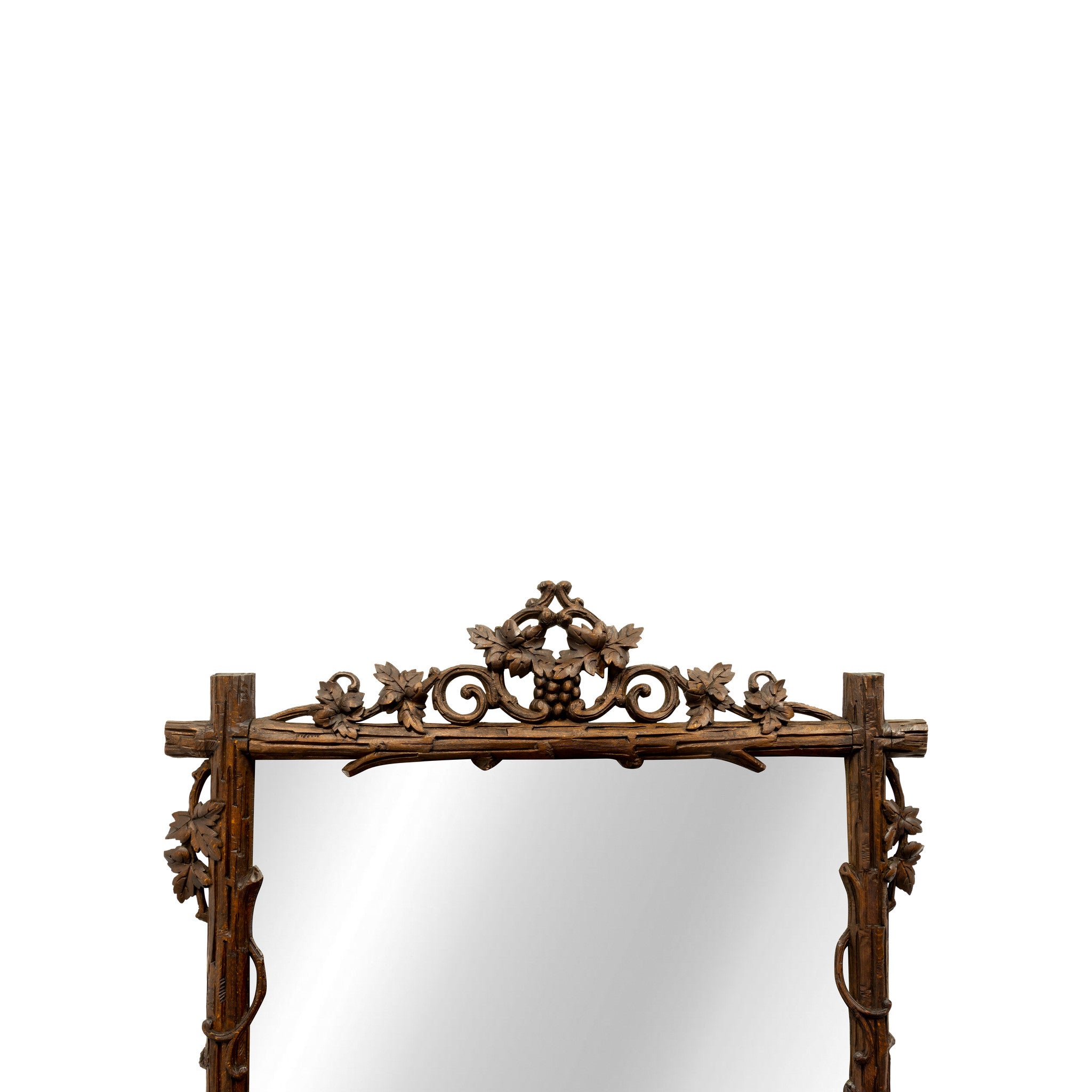 Black Forest Carved Mirror