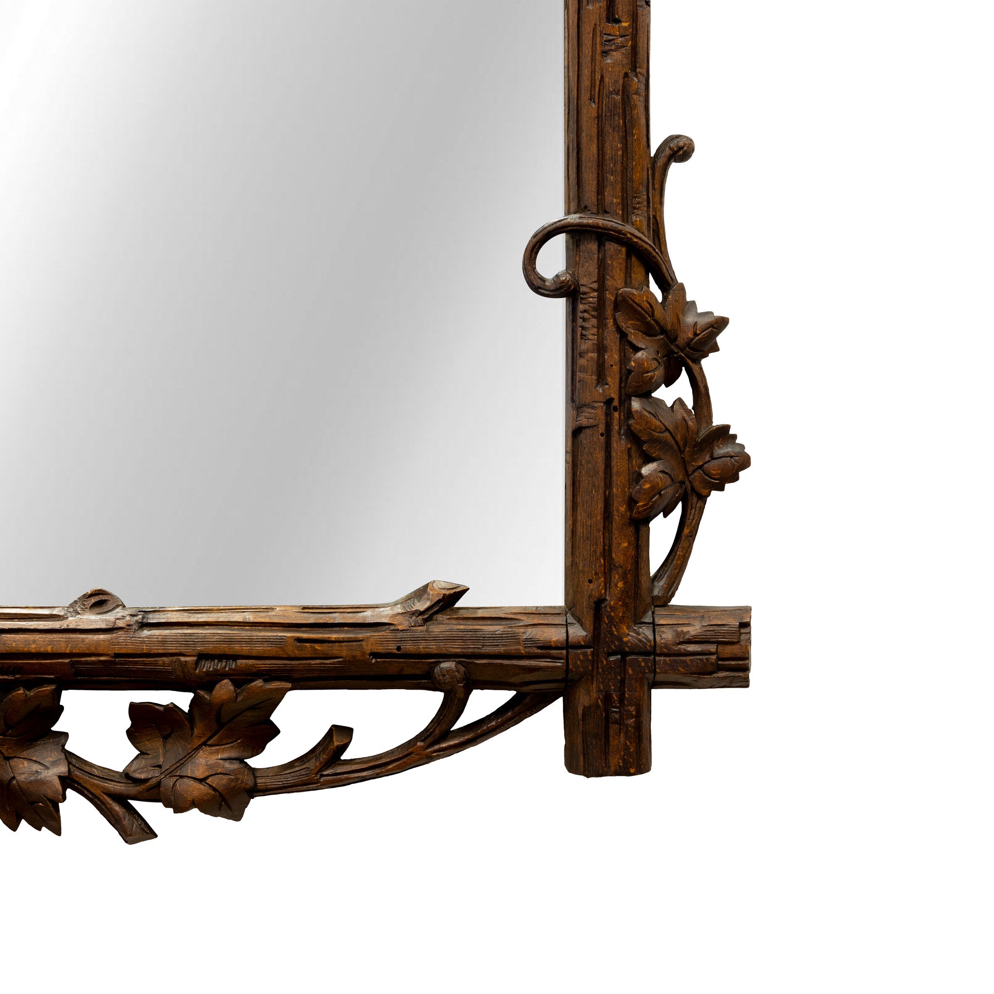 Black Forest Carved Mirror