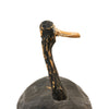 Carved Folksy Coot Decoy Pair