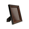 Dark Brown & Black Leather Tabletop Picture Frame - The Dressage