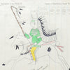 "Grizzly Bear Chief" Ledger Drawing