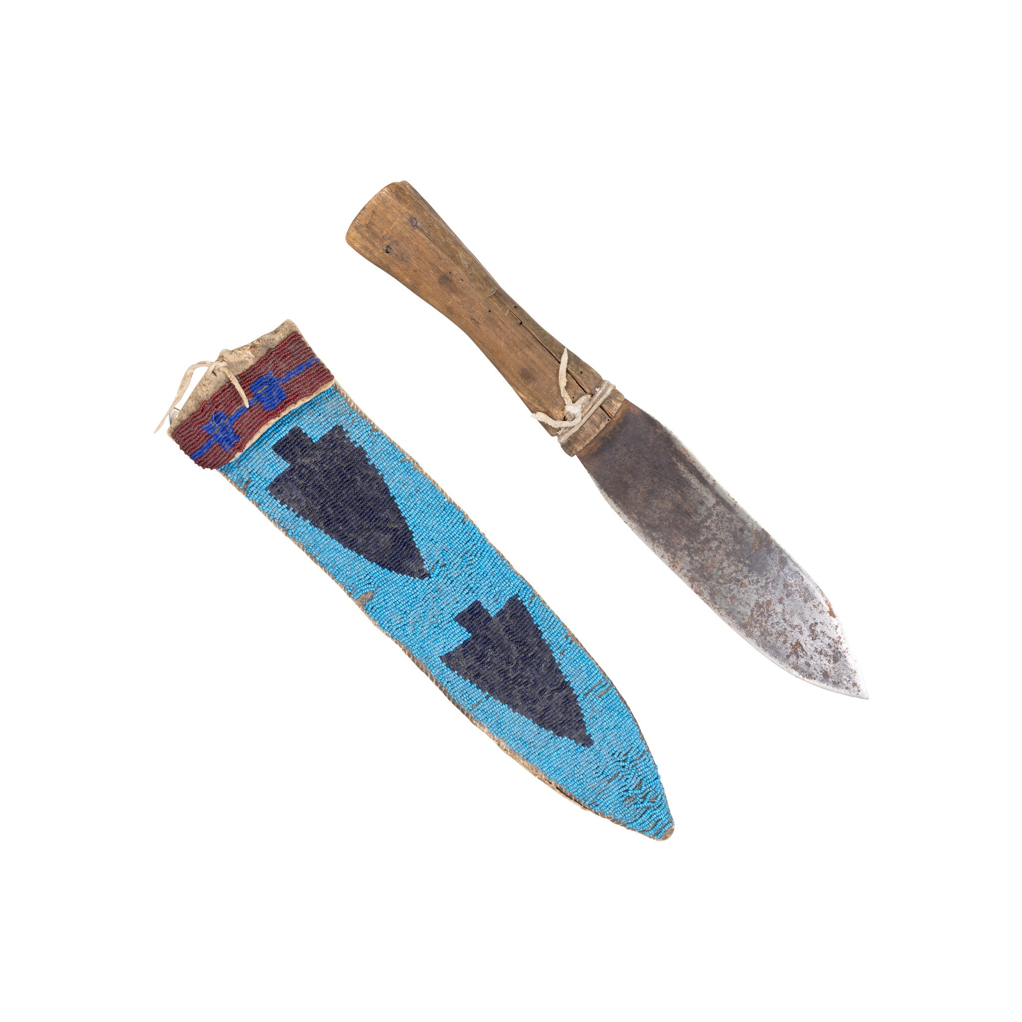 Blackfeet Fighting Dag, Native, Weapon, Knife Sheath