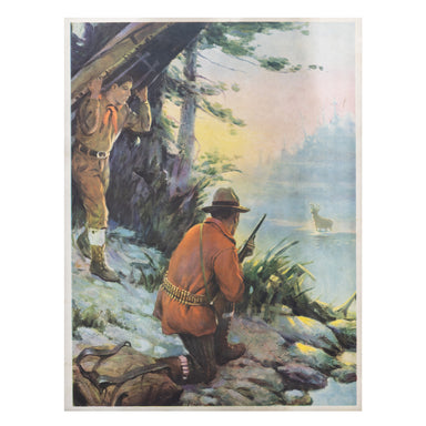 "A Trophy in Sight" by Philip Goodwin, Sporting Goods, Advertising, Calendar