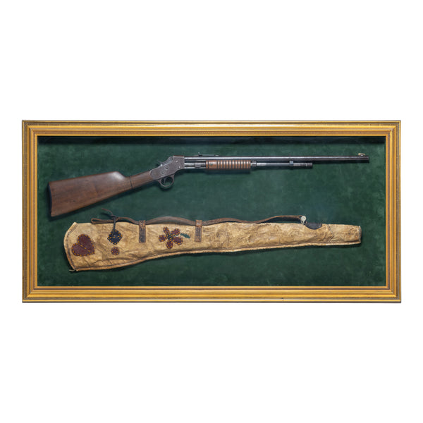 Athabaskan Rifle and Scabbard, Firearms, Rifle, Bolt Action