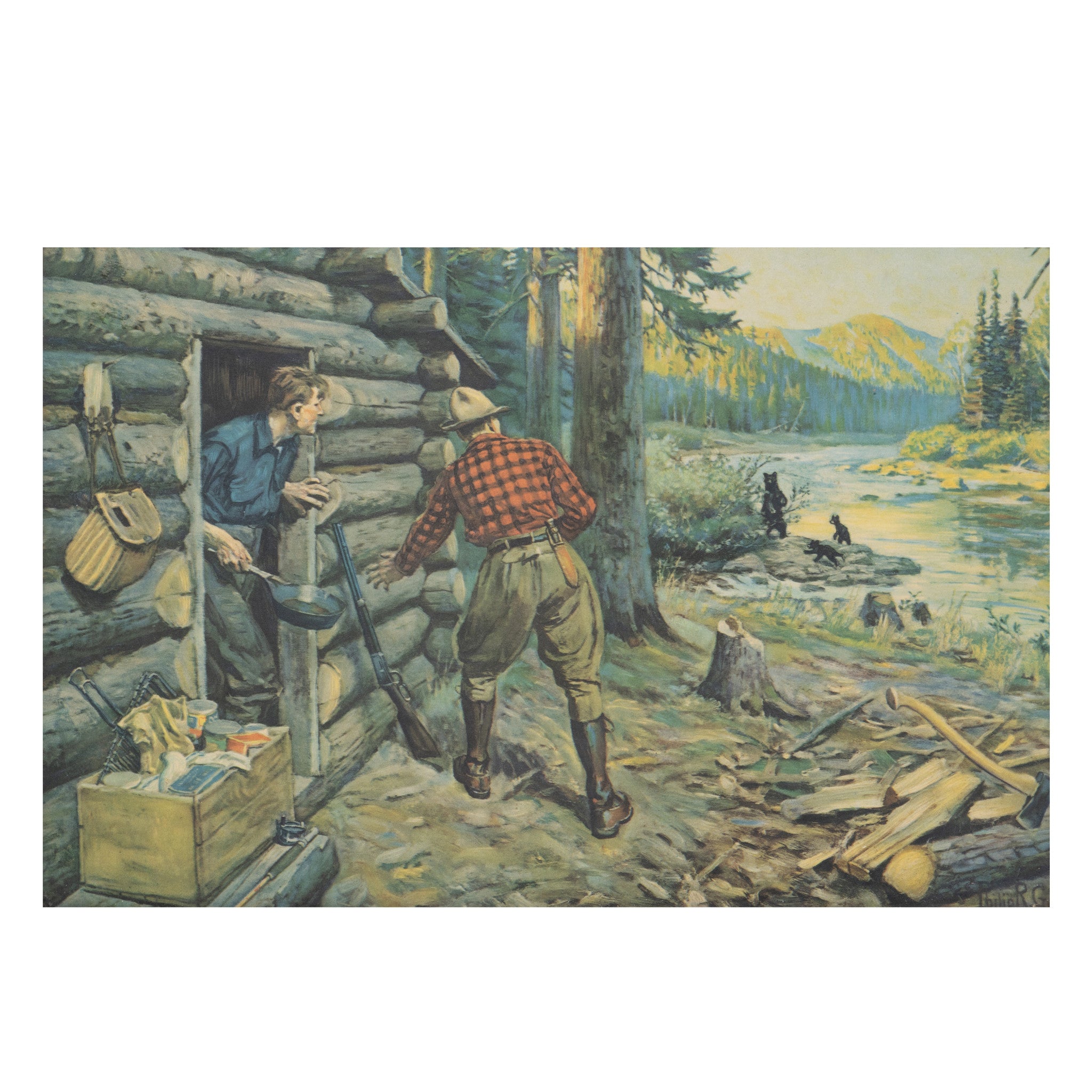 "Here They Come" by Philip Goodwin, Sporting Goods, Advertising, Calendar