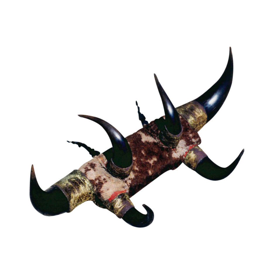 Buffalo Horn Hat Rack, Furnishings, Furniture, Hat Rack