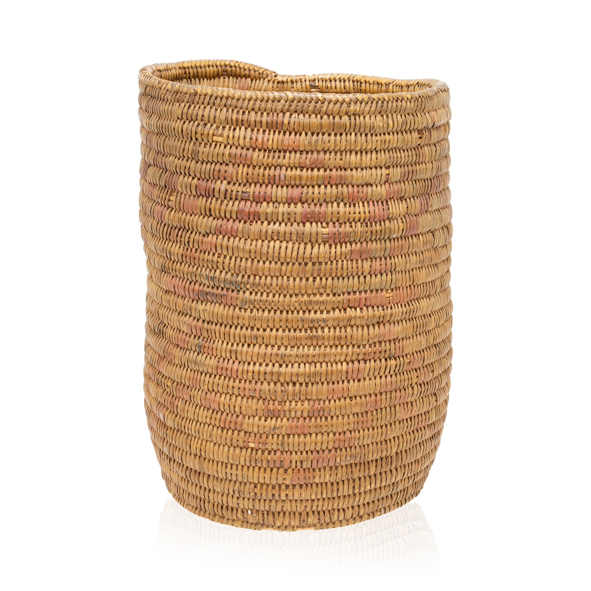 Jicarilla Apache Basket, Native, Basketry, Vertical