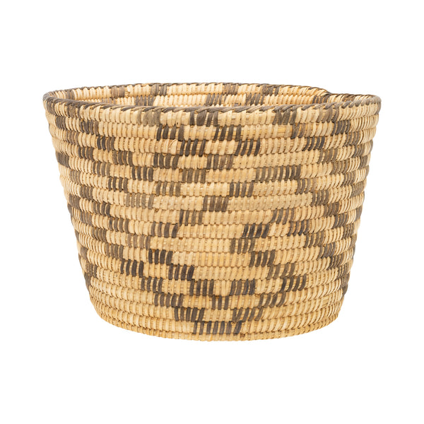 Pima Basketry Bowl, Native, Basketry, Vertical