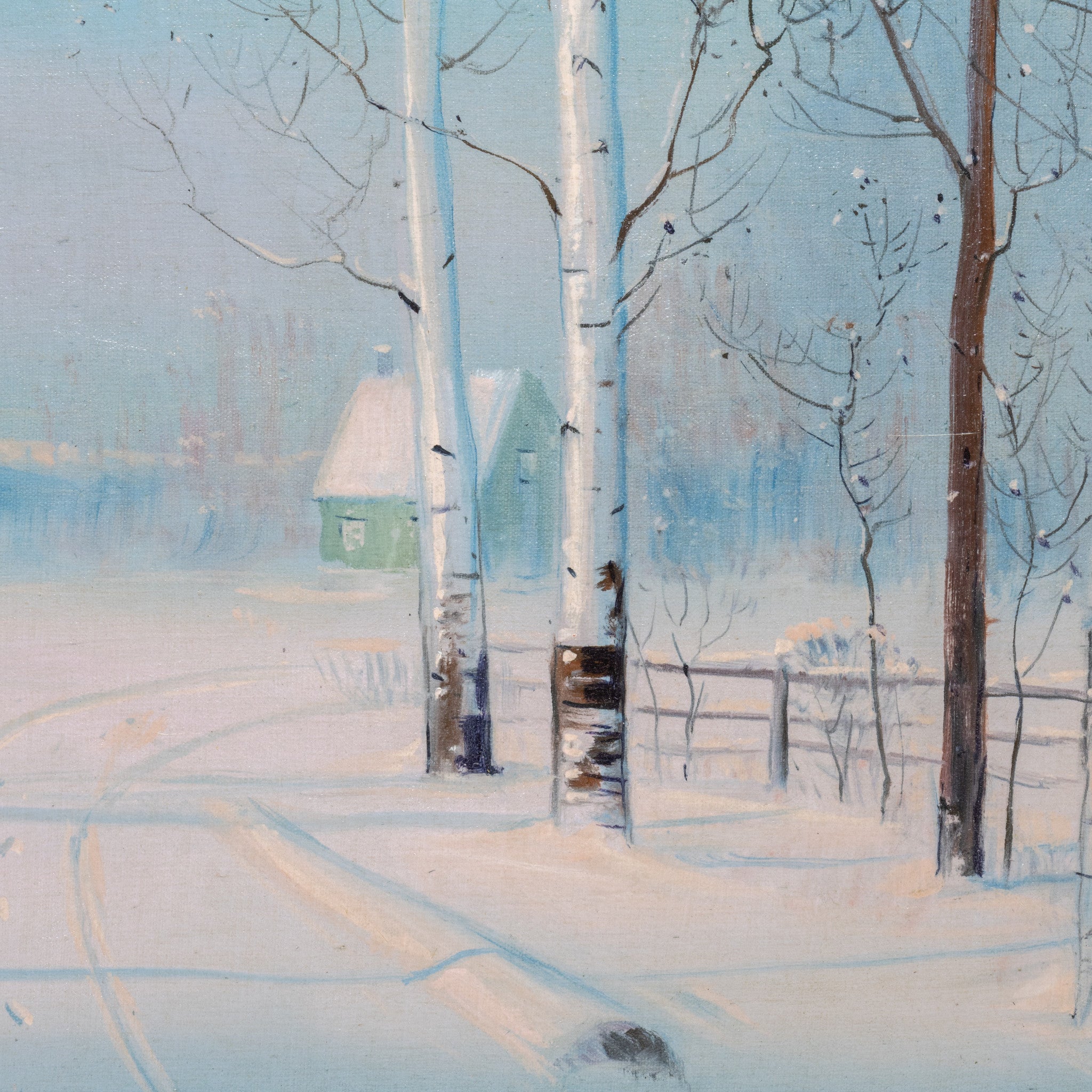"Winter Birches" by Svend Svendsen