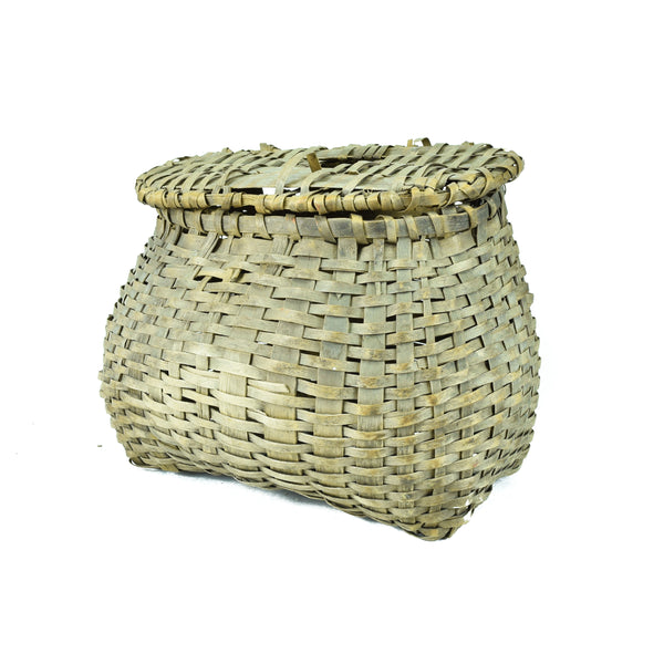 Penobscot Split Ash Creel, Native, Basketry, Fishing