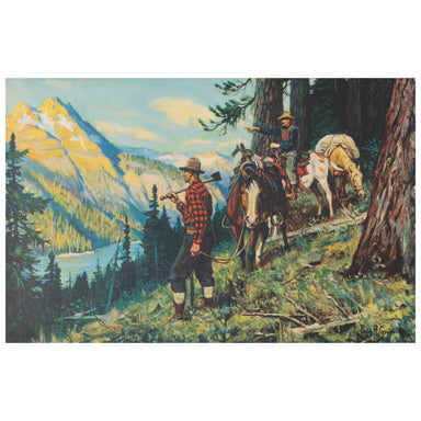 "Blaze the Trail" by Philip Goodwin, Sporting Goods, Advertising, Calendar