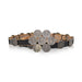 Navajo Sterling Dime and Leather Concho Belt, Jewelry, Belt, Native