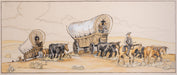 Westward Bound by Oma Barnes, Fine Art, Painting, Western