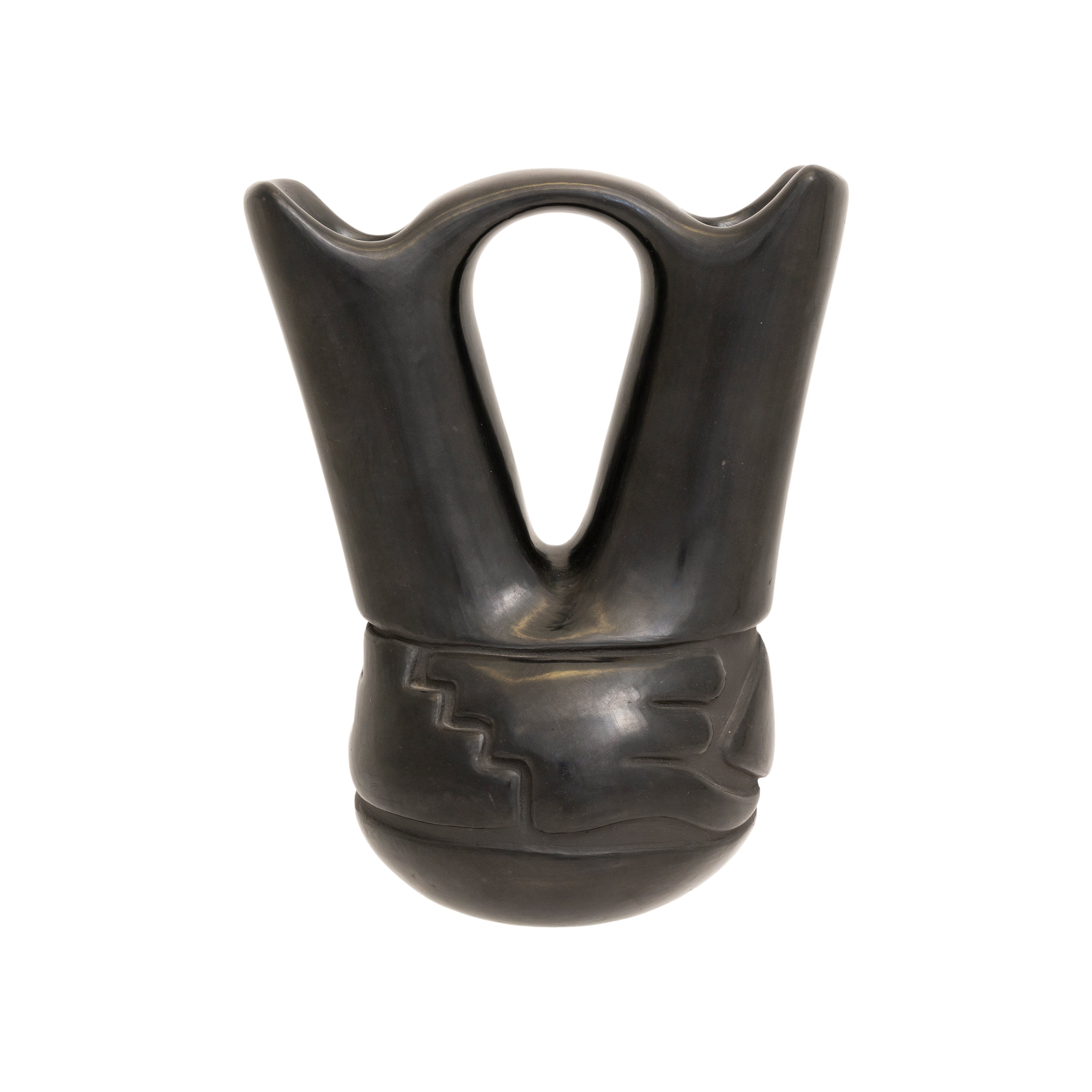 Frances Naranjo Black Ware Wedding Vase