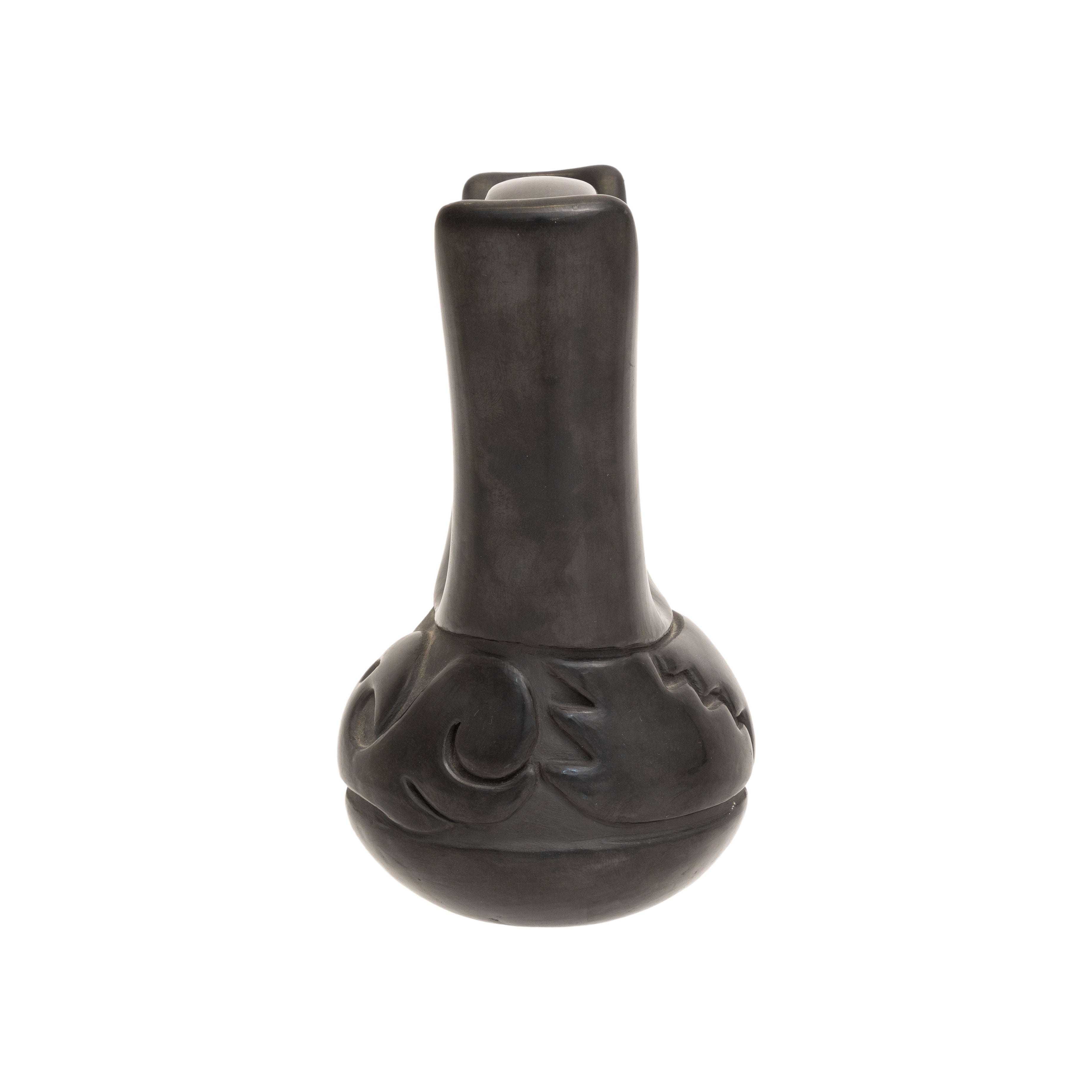 Frances Naranjo Black Ware Wedding Vase
