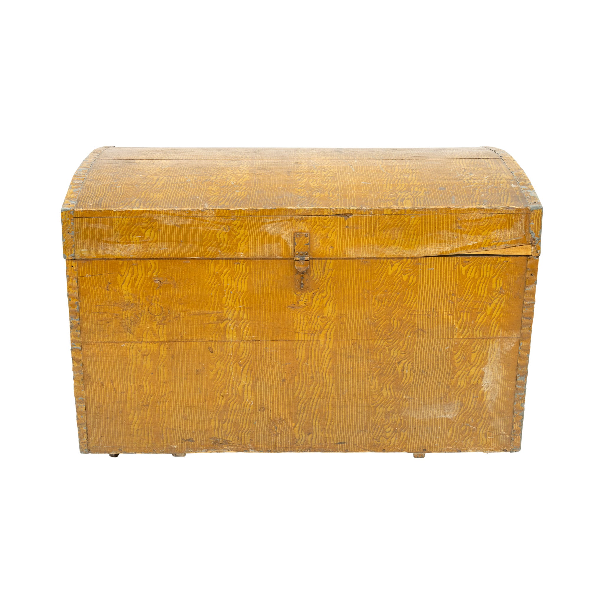 Grain Painted Dome Trunk