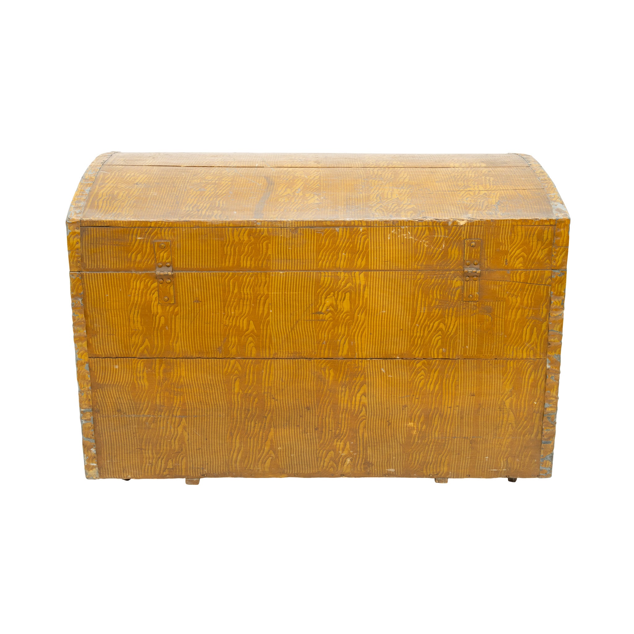 Grain Painted Dome Trunk