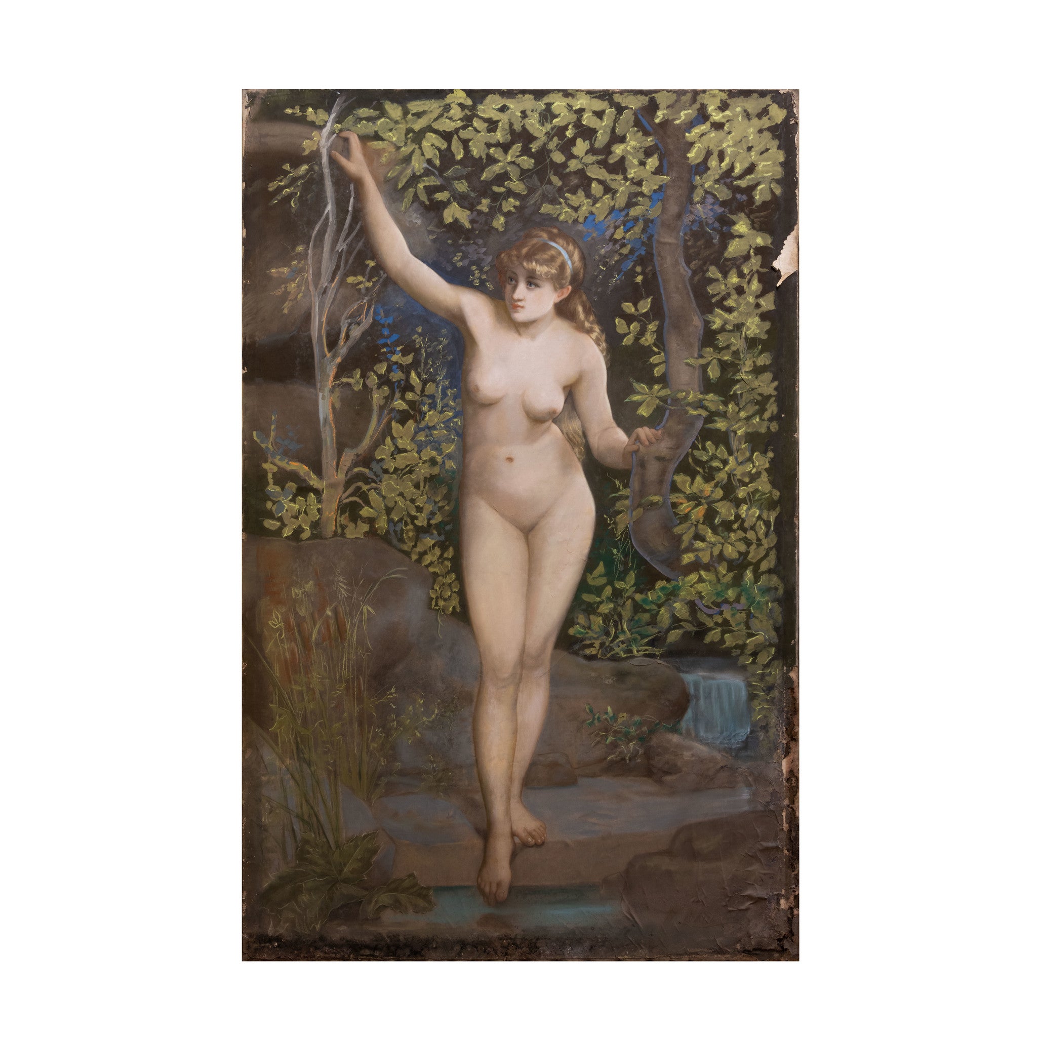 Saloon Nude, Fine Art, Painting, Western