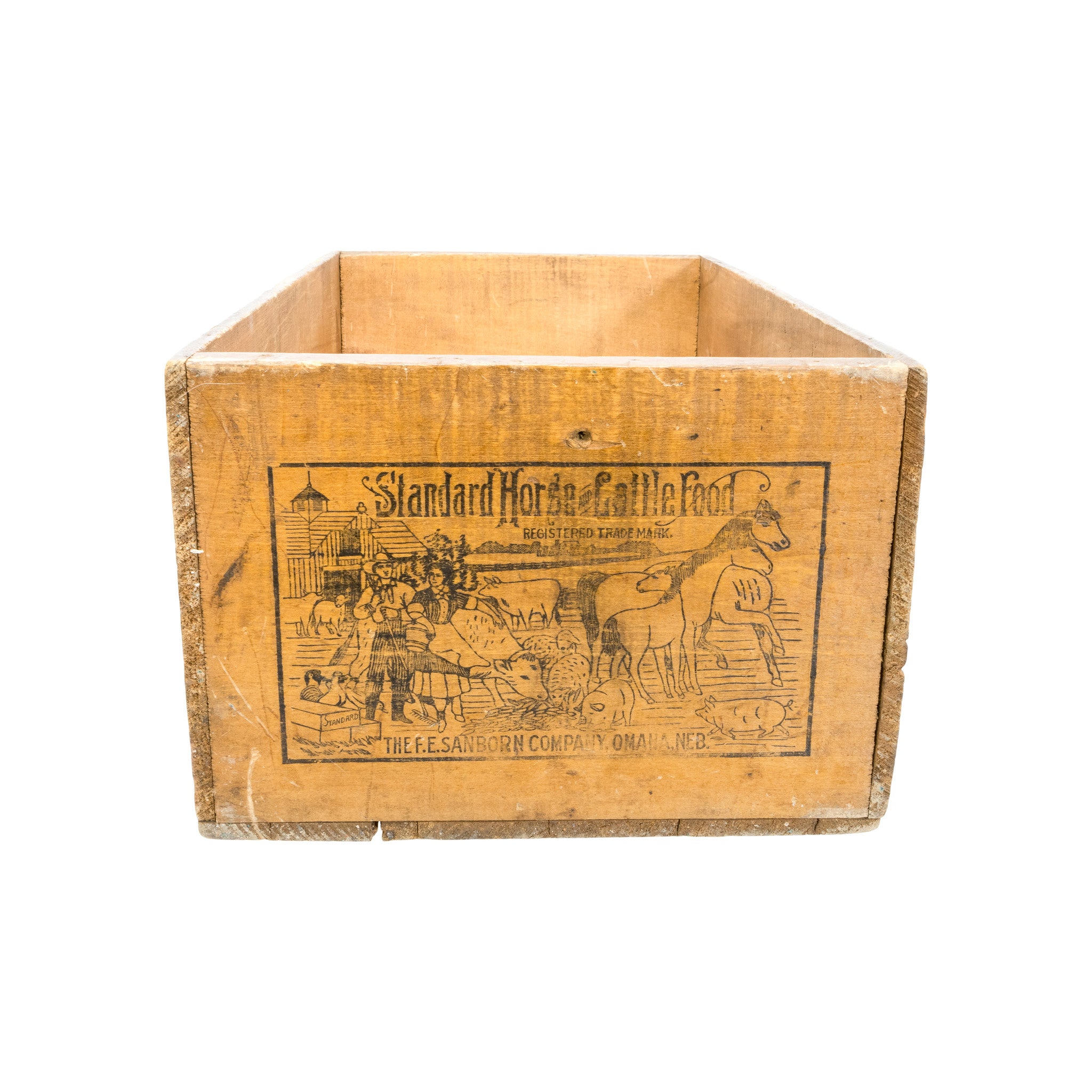 Standard Horse and Cattle Food Wood Box