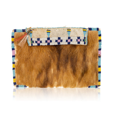 Sioux Pony/Buffalo Calf Pouch, Native, Bag, Pouch
